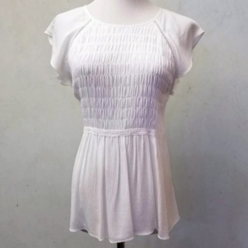 NWT 1. State ivory sleeveless top Size XS (142)